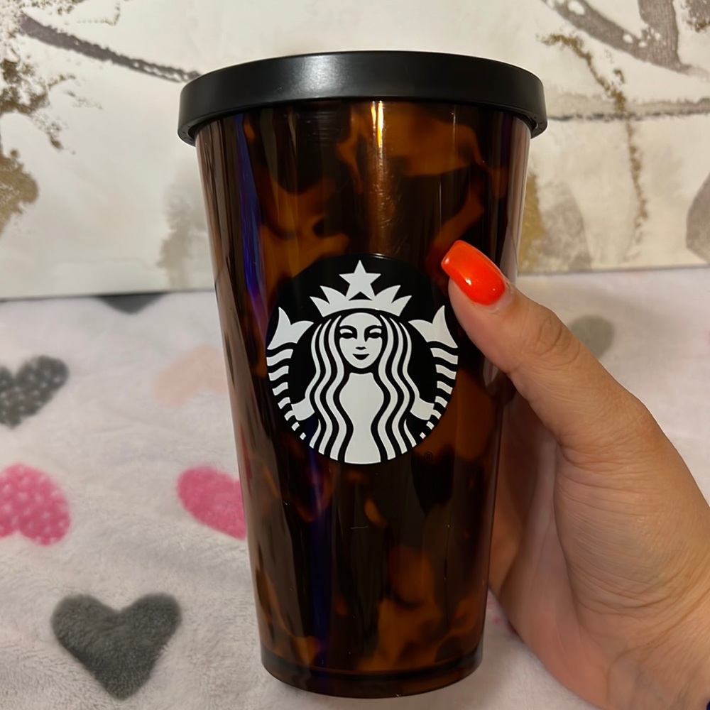 Starbucks 2019 Tortoise Shell Tumbler Cold 16 Oz Cup 🤎